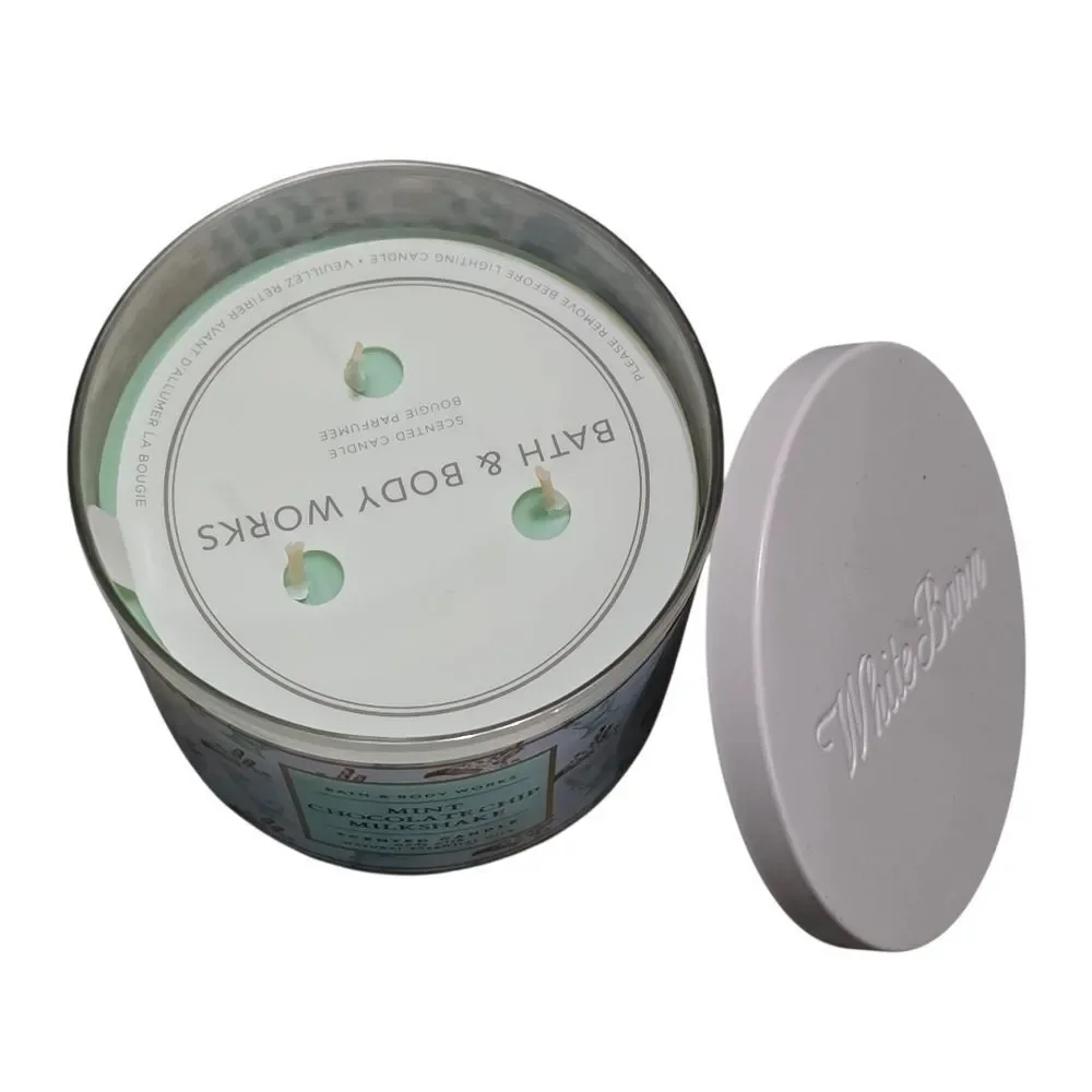 Bath & Body Works Mint Chocolate Chip Milkshake Scented Candle